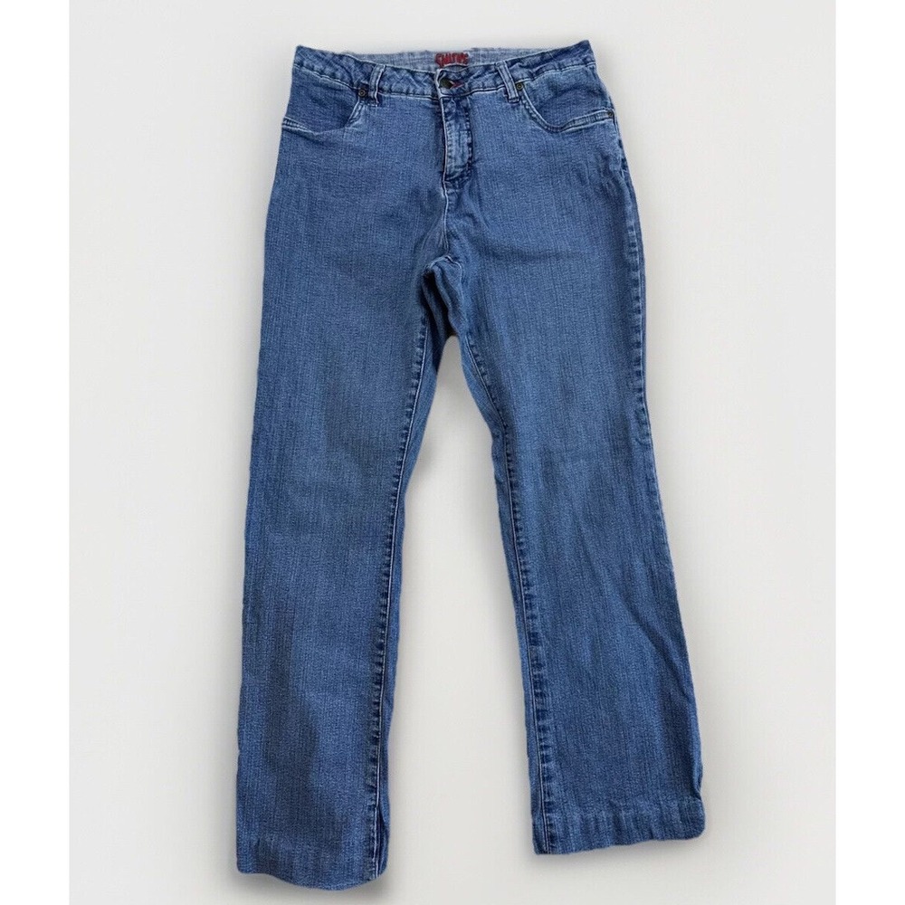 Smith's Jeans Women 10 (29x29) Bootcut Stretch Med Wash Mid Rise ALTERED